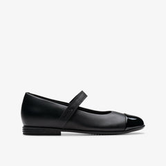 Finja Gem Older Black Leather | Clarks For Sale