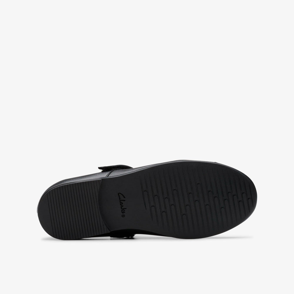 Finja Gem Older Black Leather | Clarks For Sale