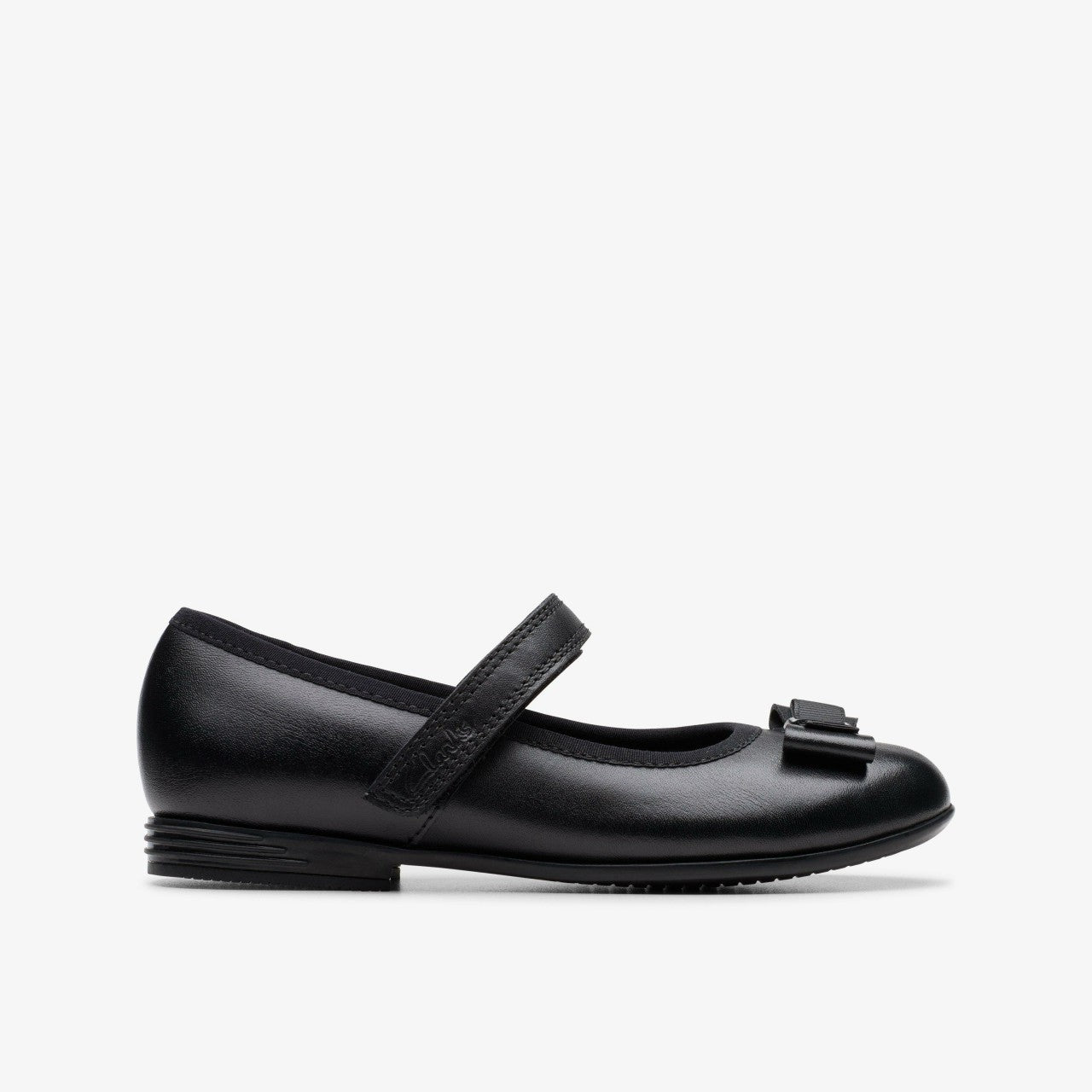Finja Tap Kid Black Leather | Clarks Onsale