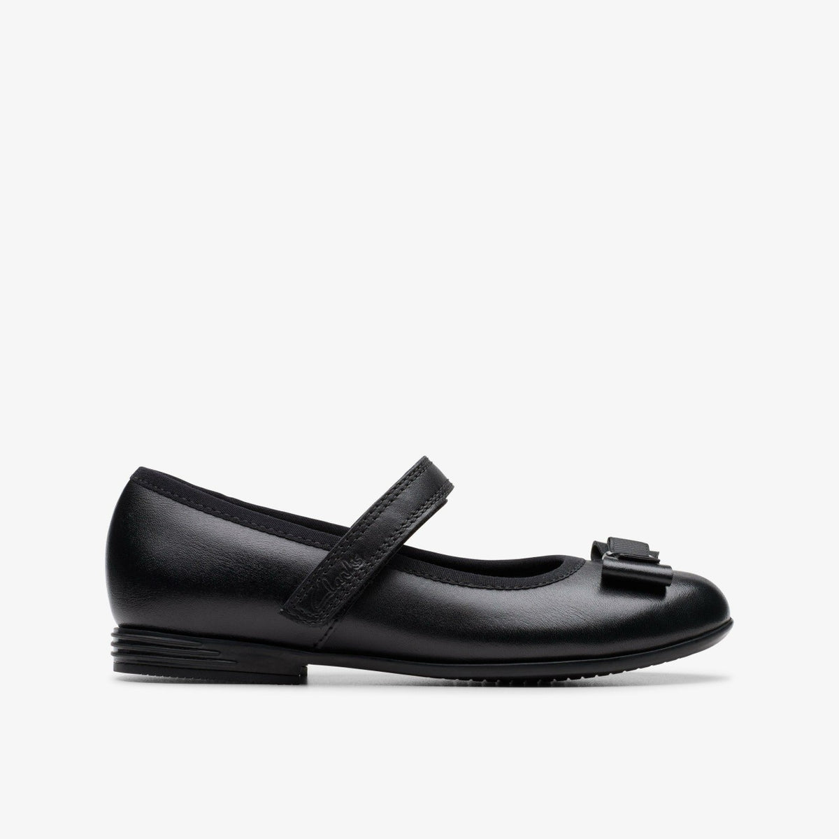 Finja Tap Kid Black Leather | Clarks Onsale