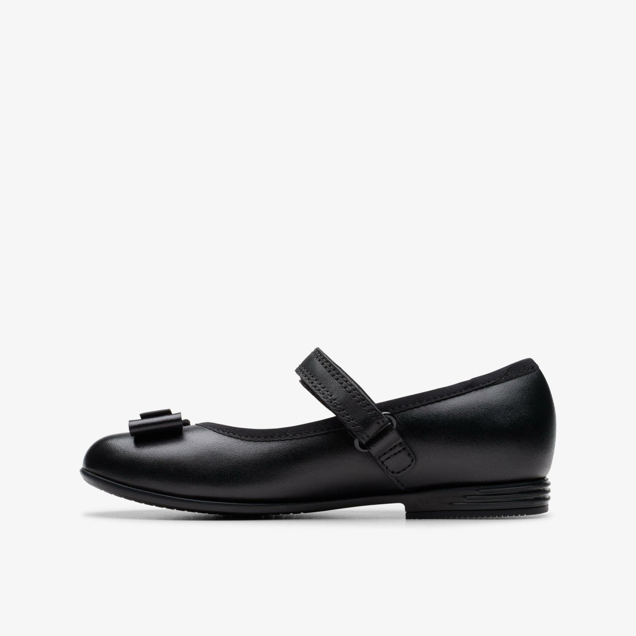 Finja Tap Kid Black Leather | Clarks Onsale