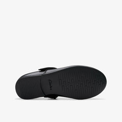 Finja Tap Kid Black Leather | Clarks Onsale