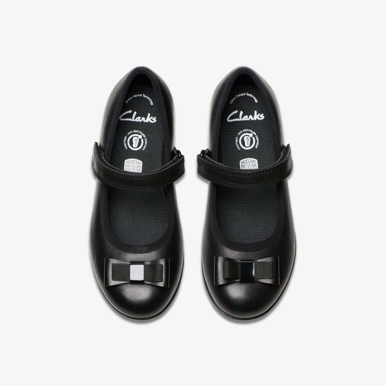 Finja Tap Kid Black Leather | Clarks Onsale