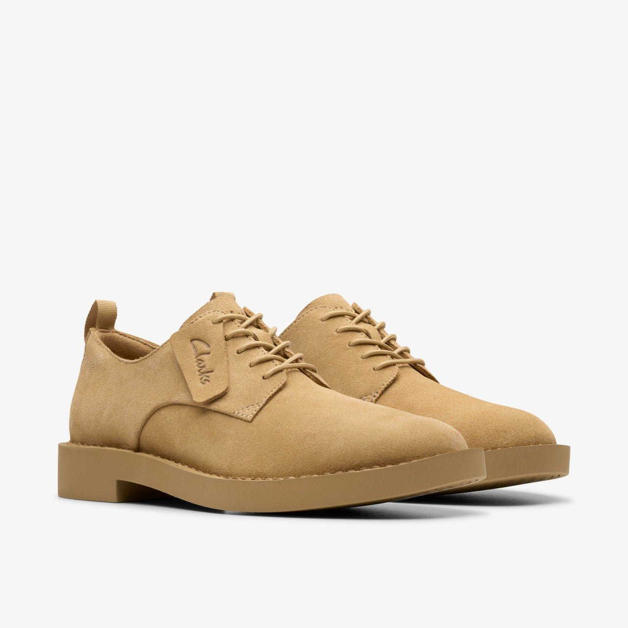 Martock Lace Dark Sand Suede | Clarks