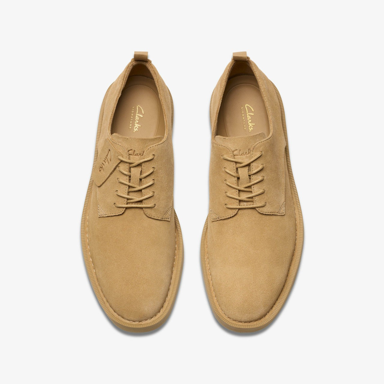Martock Lace Dark Sand Suede | Clarks