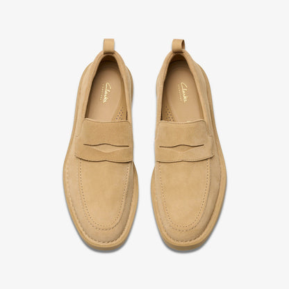 Martock Lo Dark Sand Suede | Clarks Discount