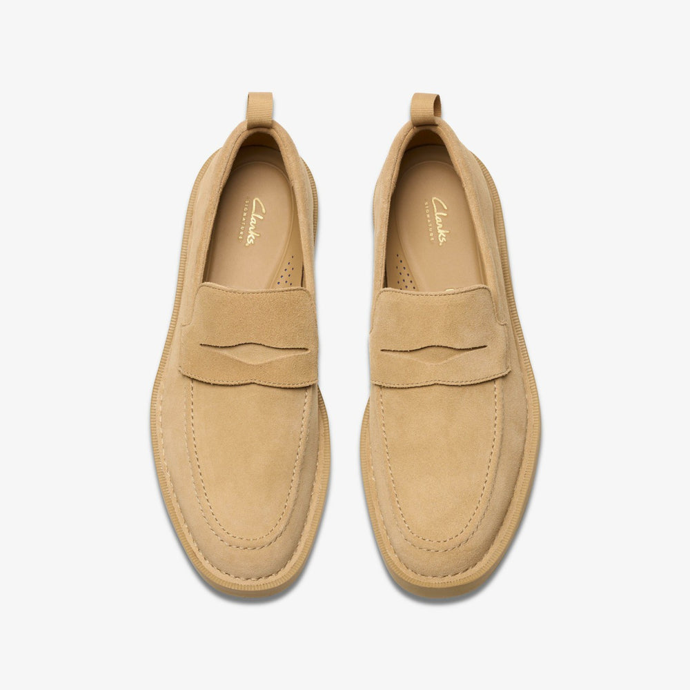 Martock Lo Dark Sand Suede | Clarks Discount