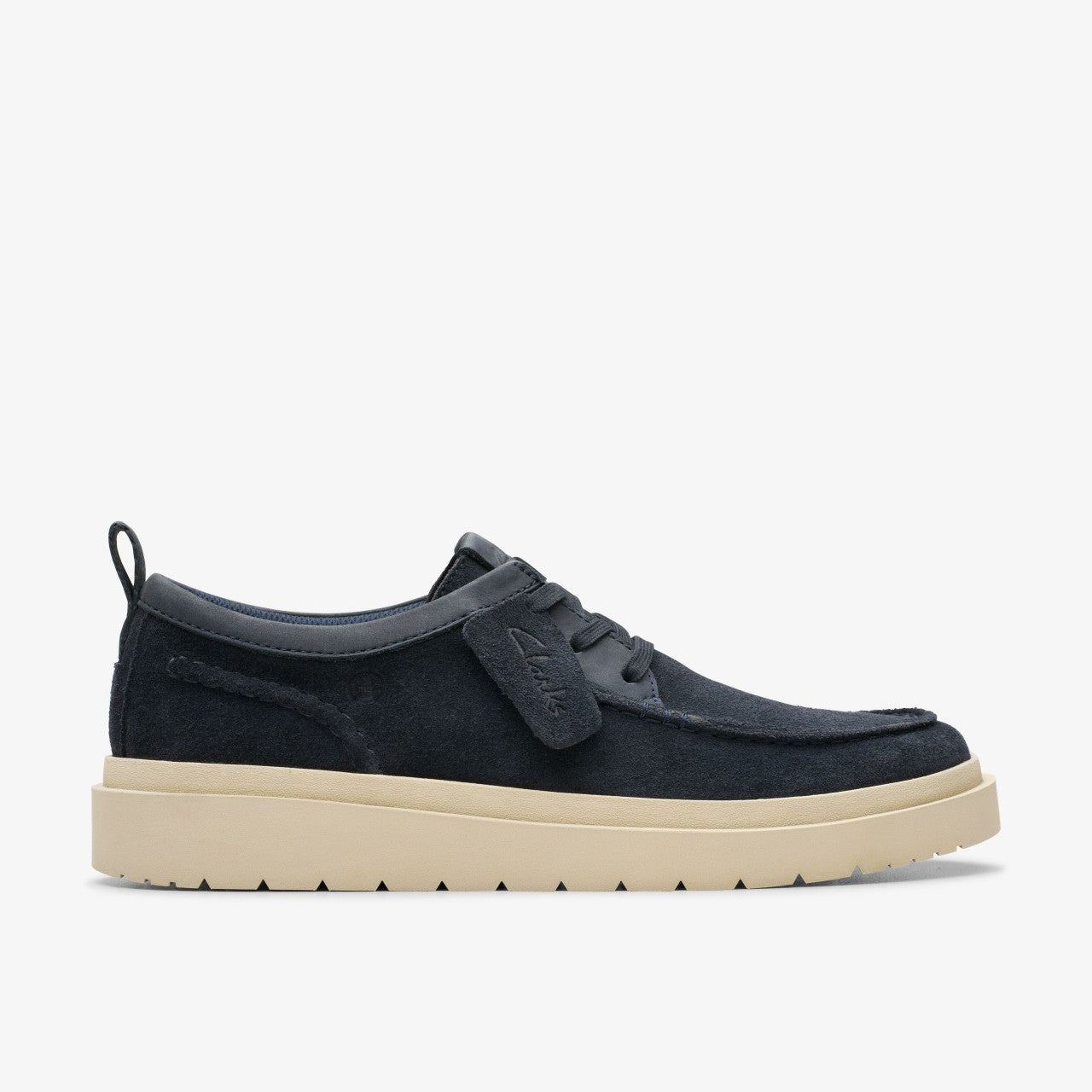Polden Moc Navy Suede | Clarks Sale