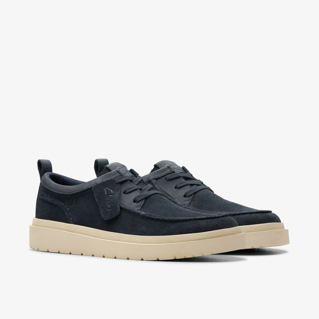 Polden Moc Navy Suede | Clarks Sale