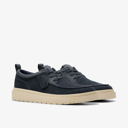 Polden Moc Navy Suede | Clarks Sale