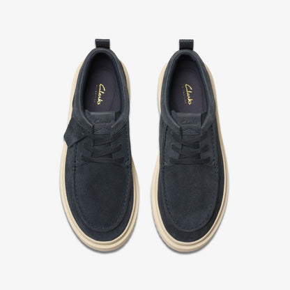 Polden Moc Navy Suede | Clarks Sale