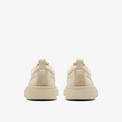 Polden Moc Off White Canvas | Clarks Onsale