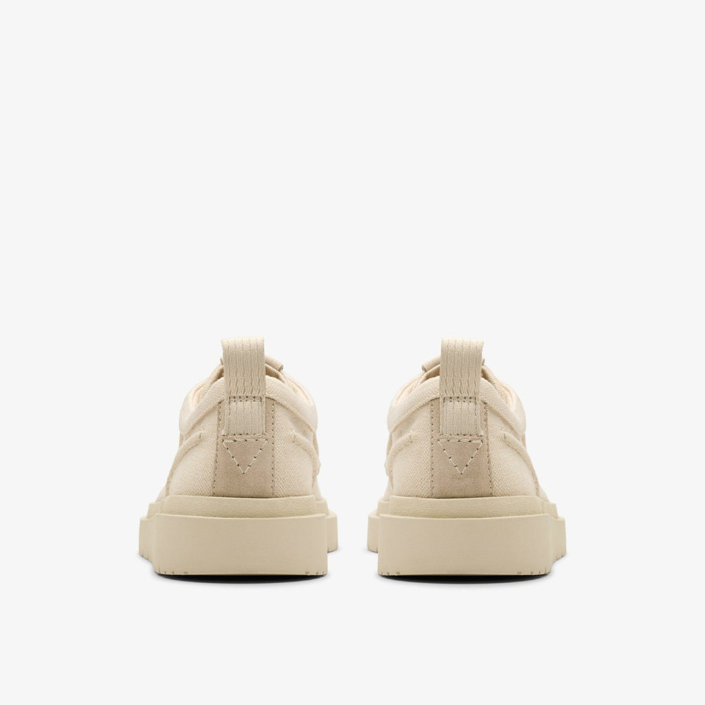 Polden Moc Off White Canvas | Clarks Onsale