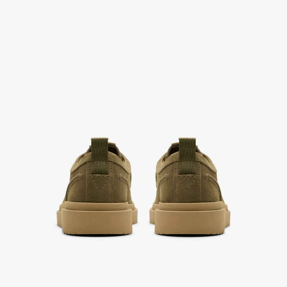 Polden Moc Olive Suede | Clarks For Sale