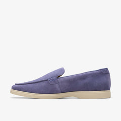 Torford Easy Dusk Blue Suede | Clarks