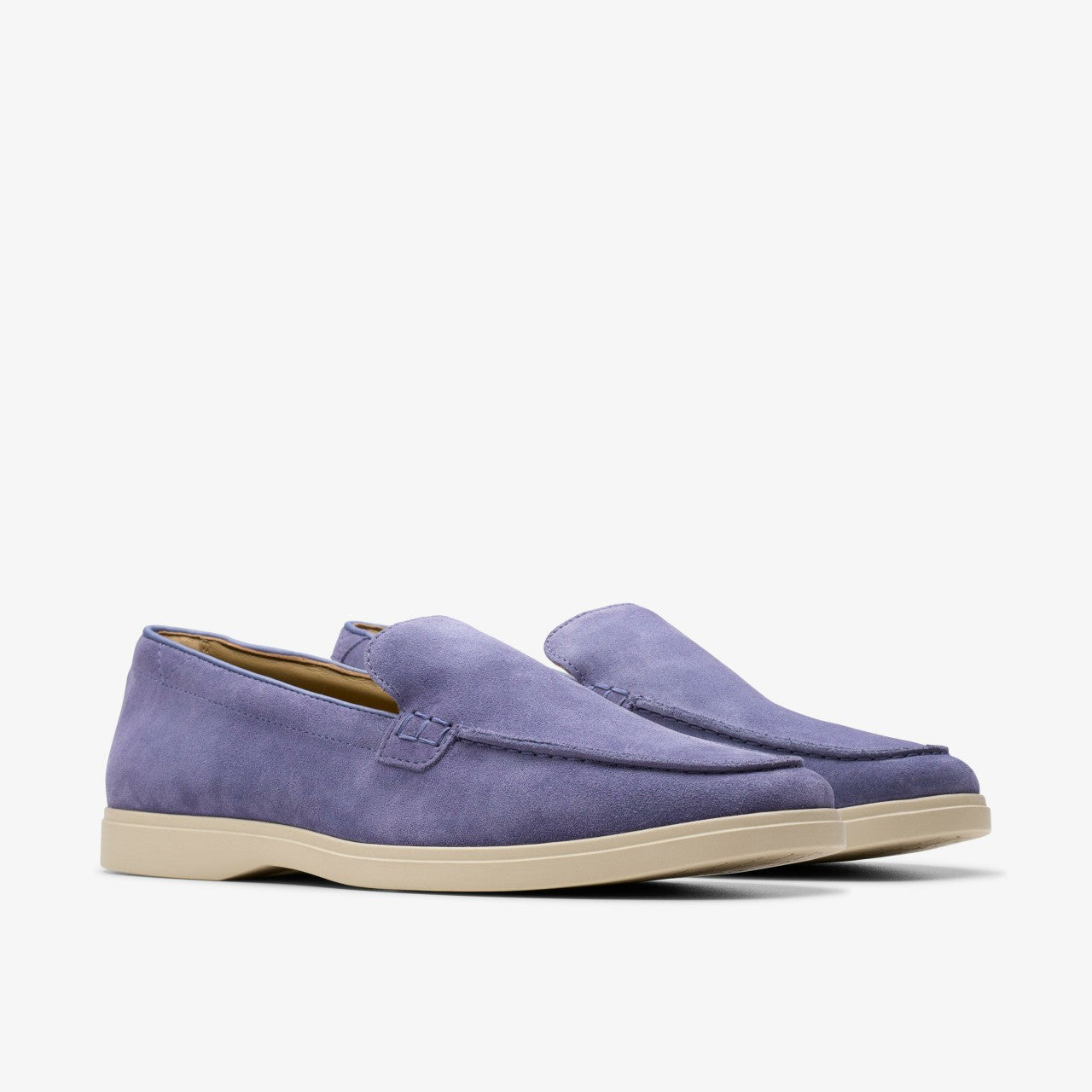 Torford Easy Dusk Blue Suede | Clarks