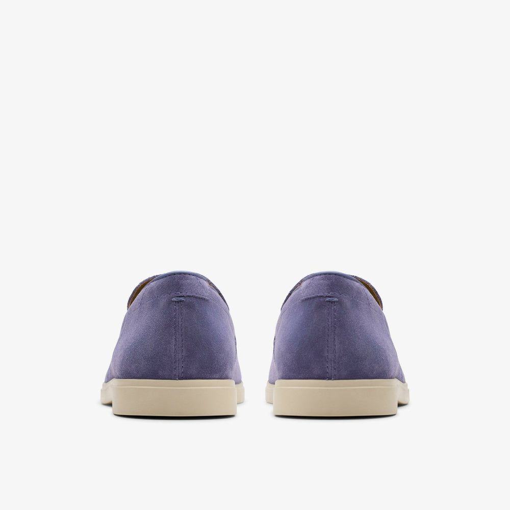 Torford Easy Dusk Blue Suede | Clarks