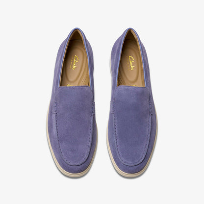Torford Easy Dusk Blue Suede | Clarks
