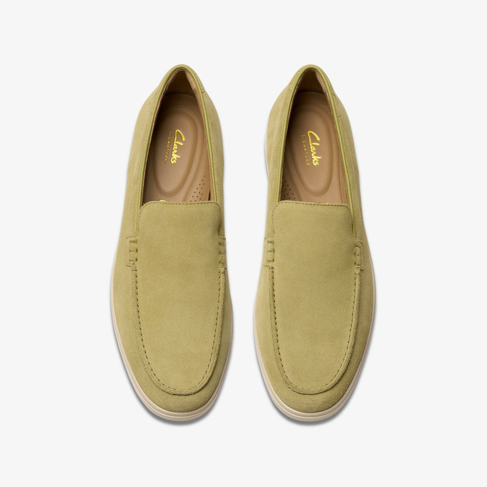 Torford Easy Sage Suede | Clarks Onsale