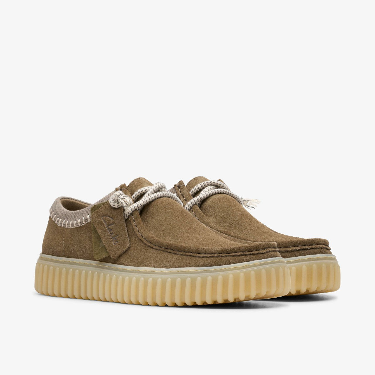 Torhill Lo Dark Olive Combination | Clarks Discount