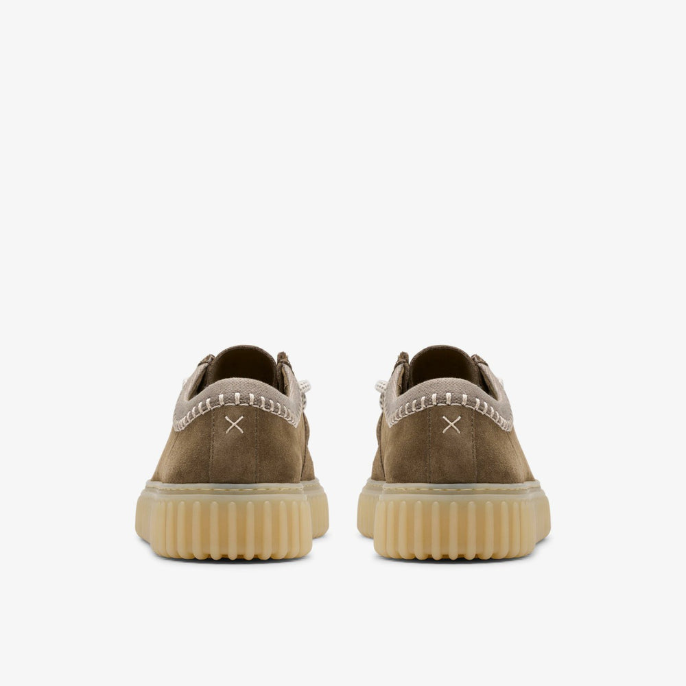 Torhill Lo Dark Olive Combination | Clarks Discount