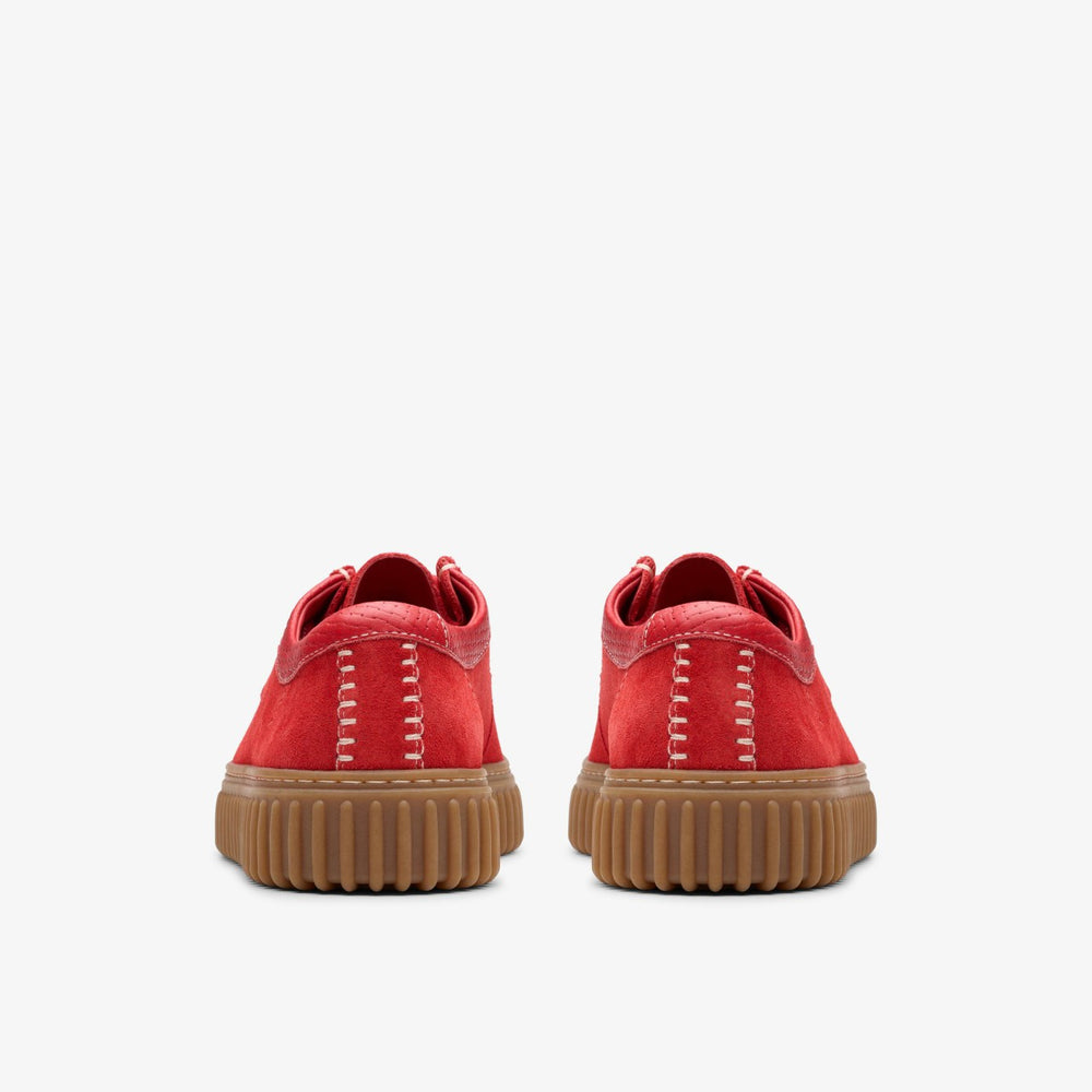 Torhill Lo Red Suede | Clarks