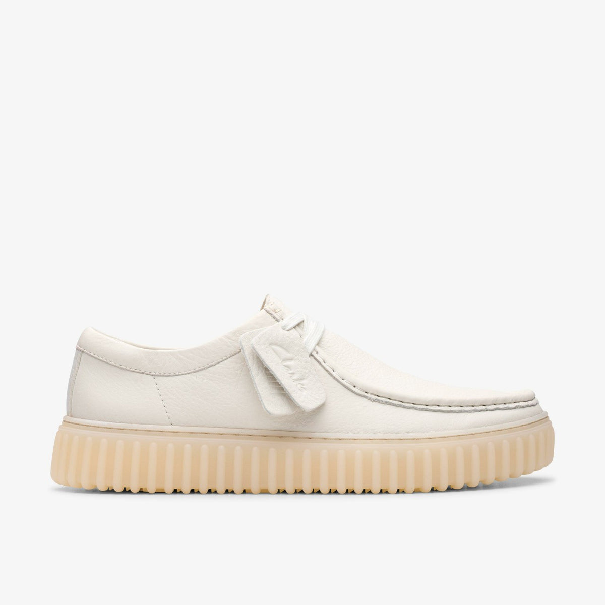 Torhill Lo White Leather | Clarks