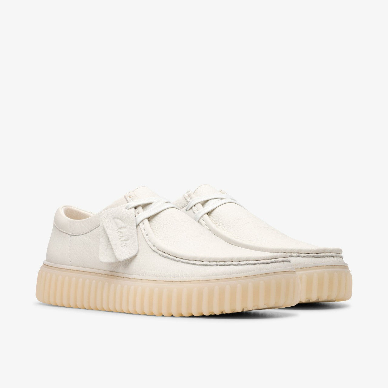 Torhill Lo White Leather | Clarks