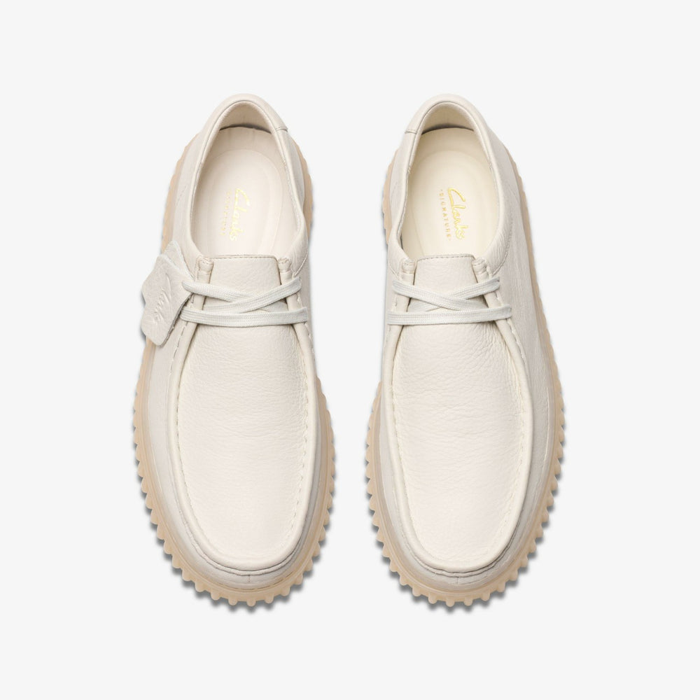 Torhill Lo White Leather | Clarks