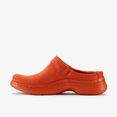 Martine Rose Clog 2 Womens Orange Textile | Clarks
