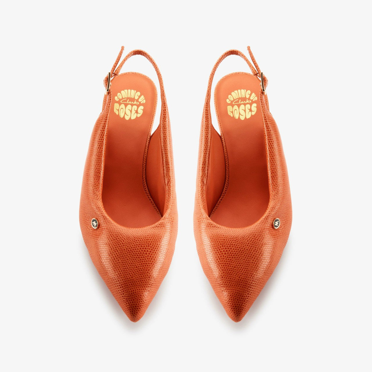 Martine Rose Sling 1 Womens Orange Interest Leather | Clarks For Sale