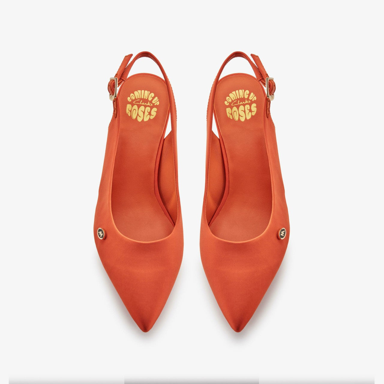 Martine Rose Sling 2 Womens Orange Textile | Clarks Onsale