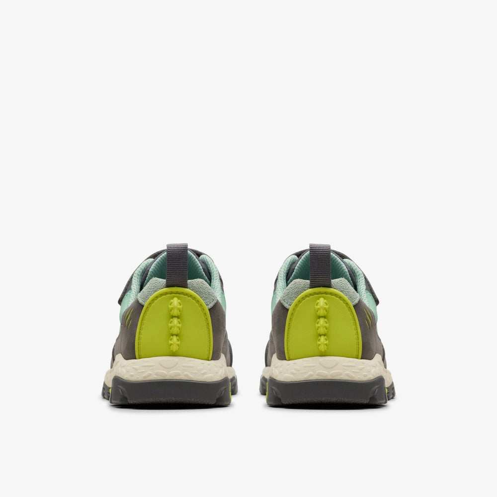 Steggy 2 Park Kid Grey/Green | Clarks Onsale