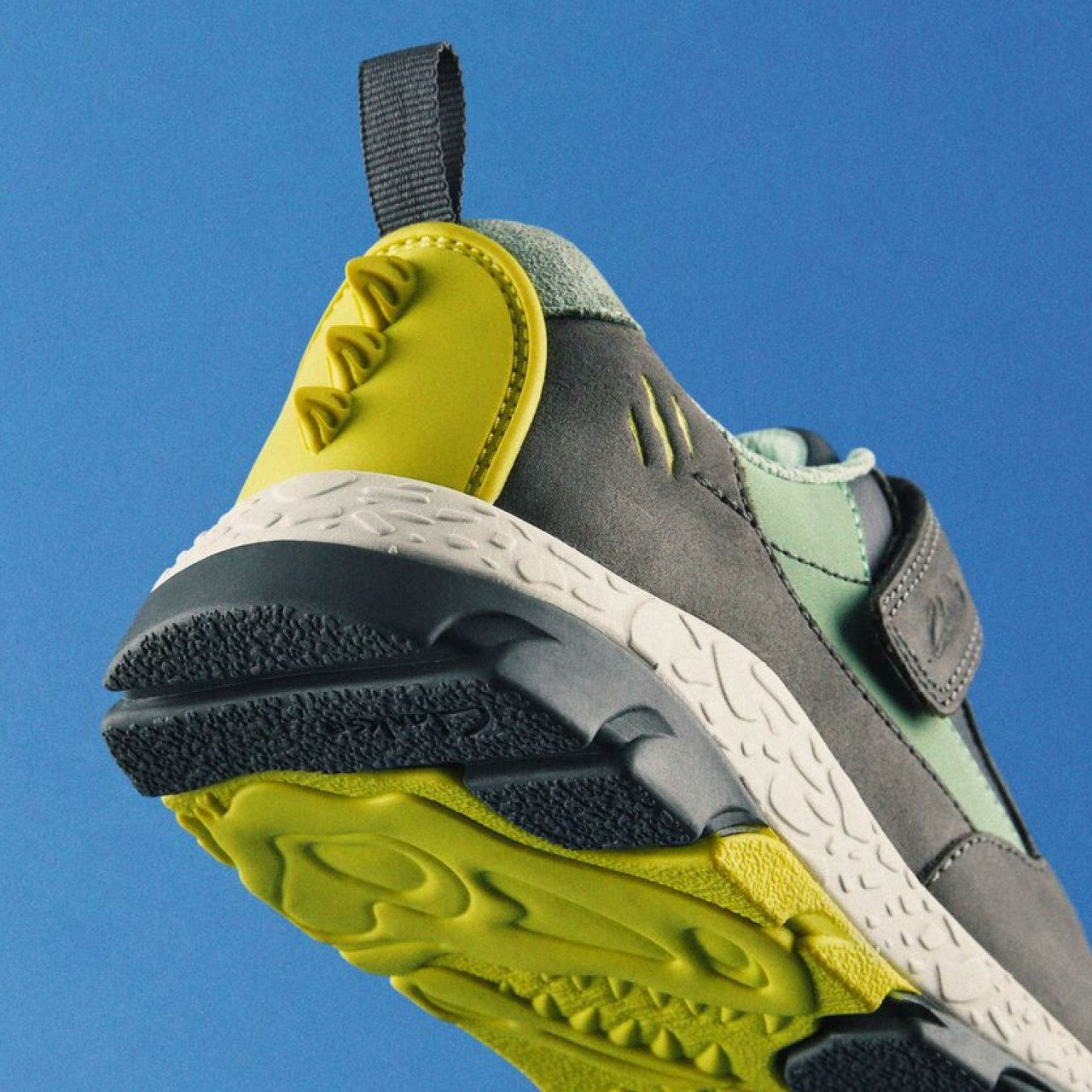 Steggy 2 Park Kid Grey/Green | Clarks Onsale