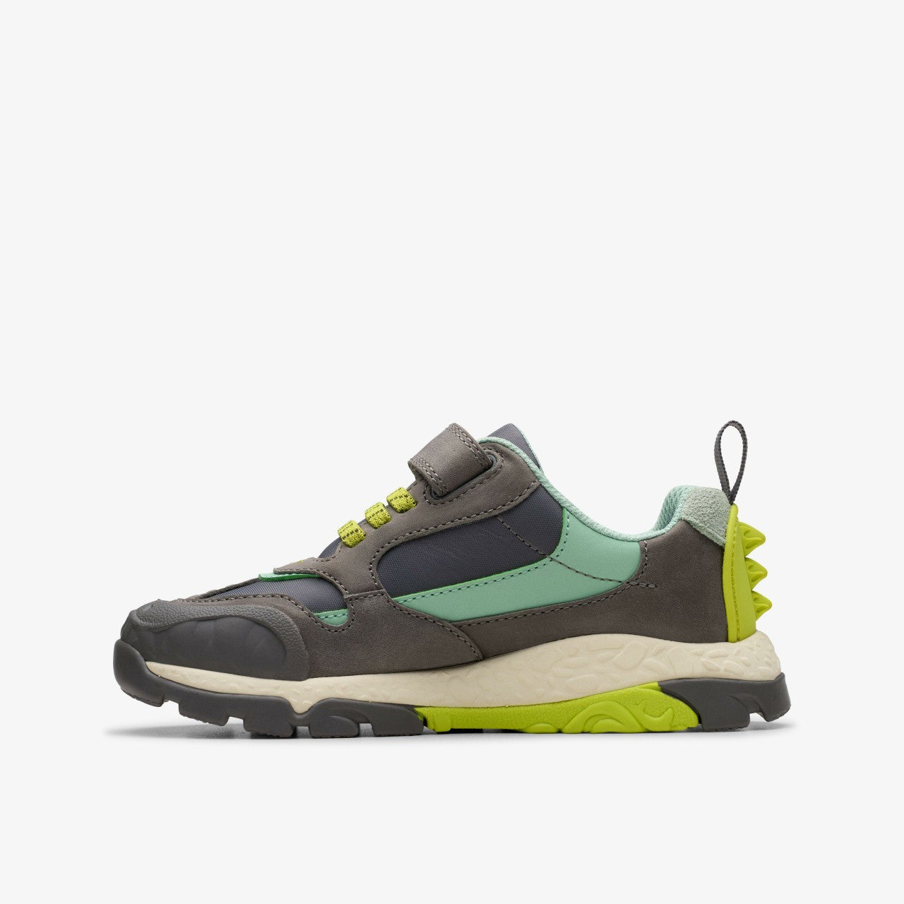 Steggy 2 Park Kid Grey/Green | Clarks Onsale