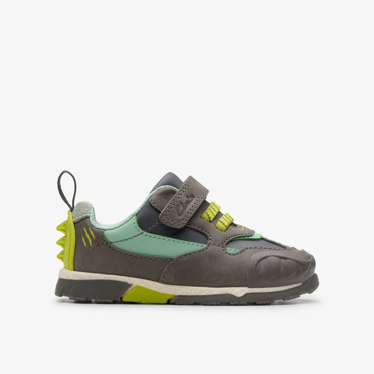 Steggy 2 Park Toddler Grey/Green | Clarks Sale