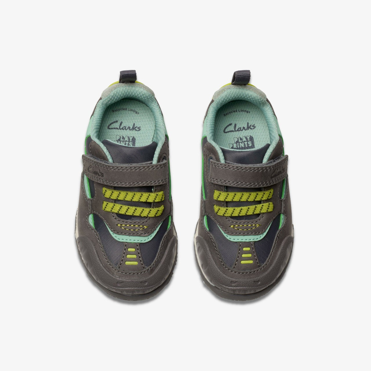 Steggy 2 Park Toddler Grey/Green | Clarks Sale