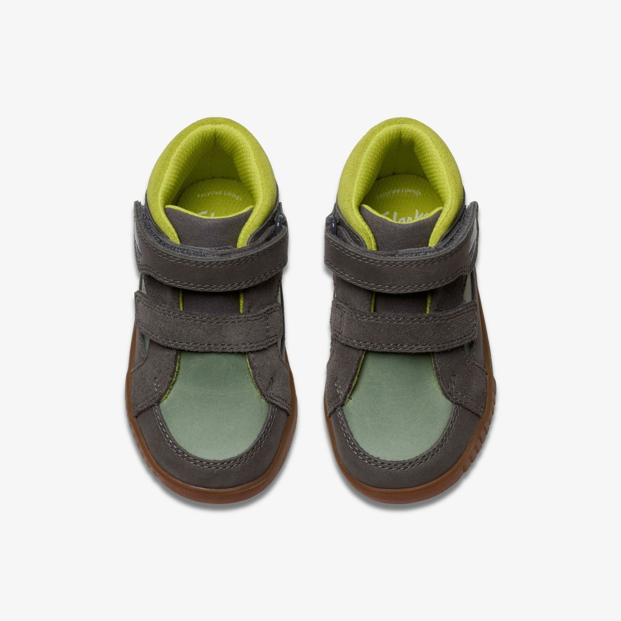 Oslo Play Toddler Grey/Green | Clarks Onsale
