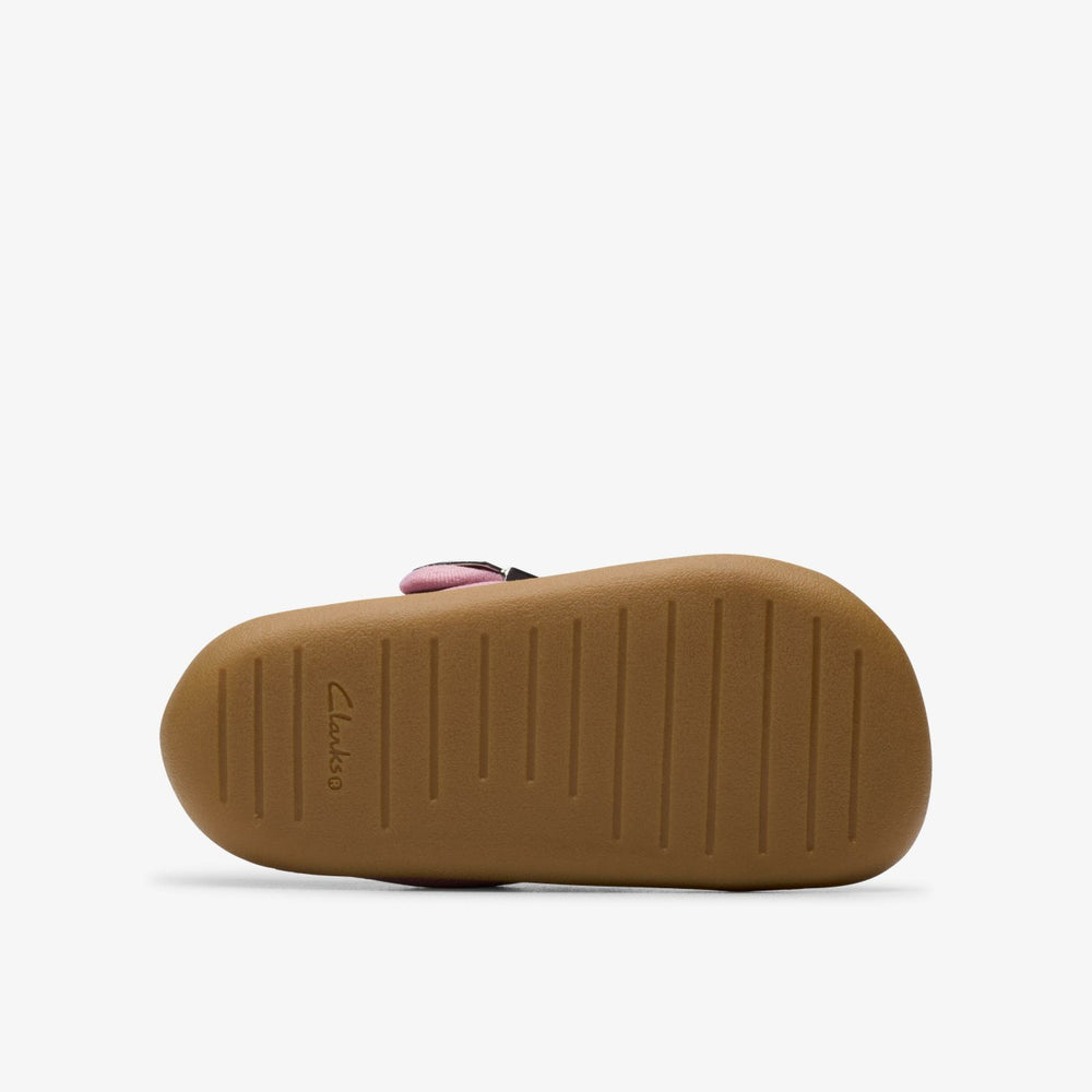 Roamer Grow Toddler Pink Canvas | Clarks Onsale