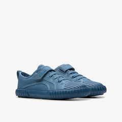 Foxing Stitch Kid Blue Fabric | Clarks Sale