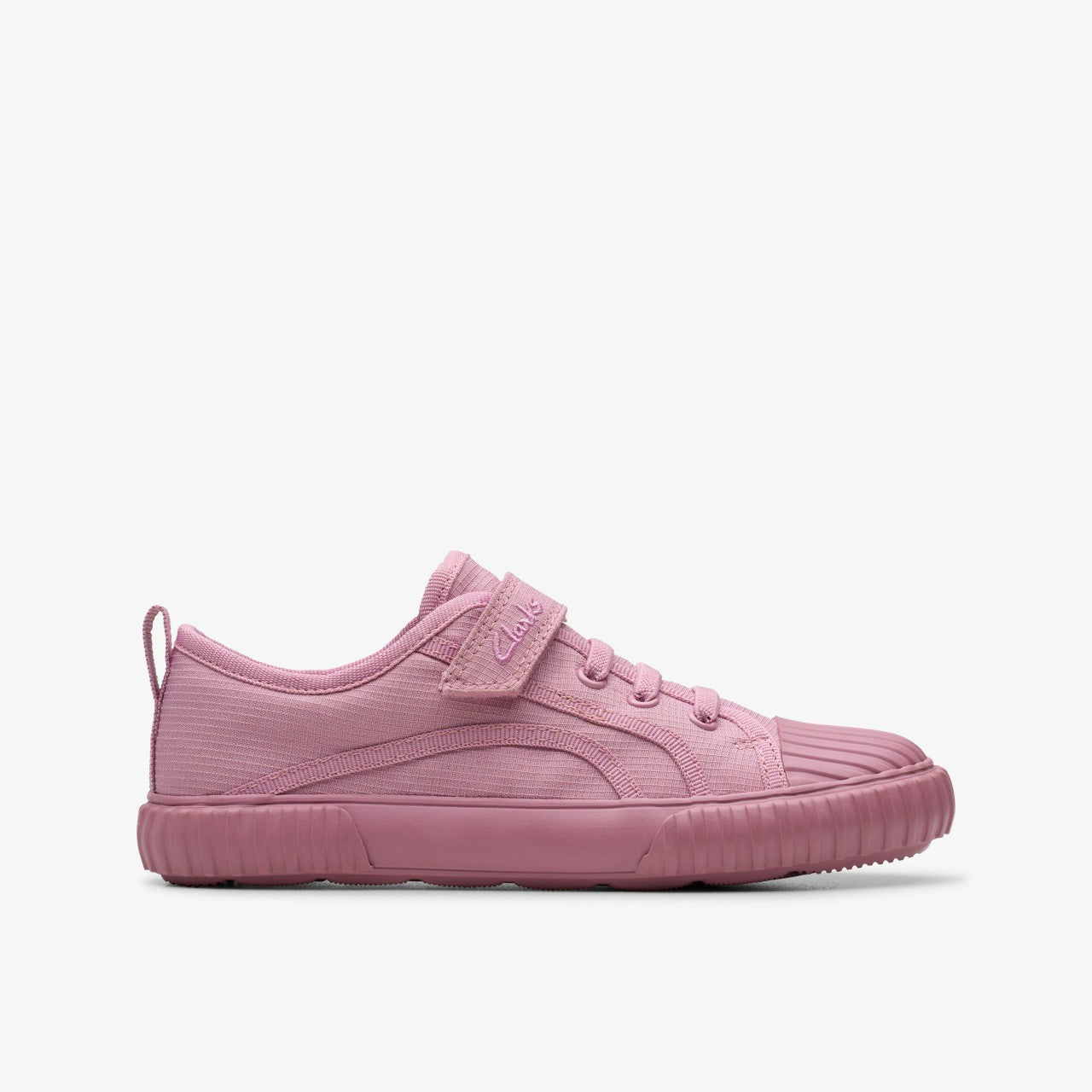 Foxing Stitch Kid Pink Fabric | Clarks Sale