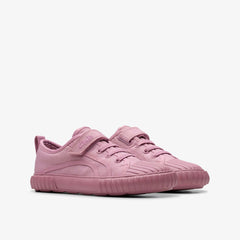 Foxing Stitch Kid Pink Fabric | Clarks Sale