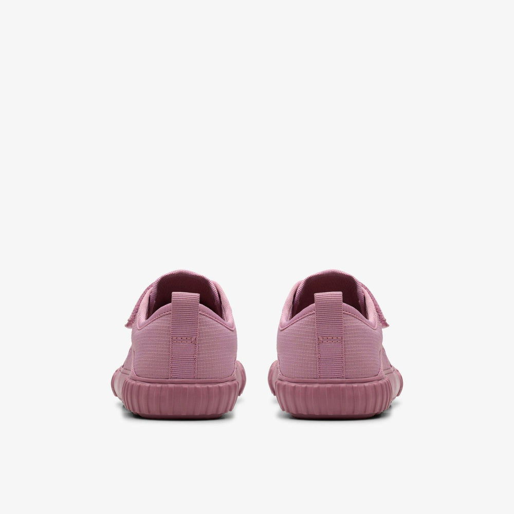 Foxing Stitch Kid Pink Fabric | Clarks Sale