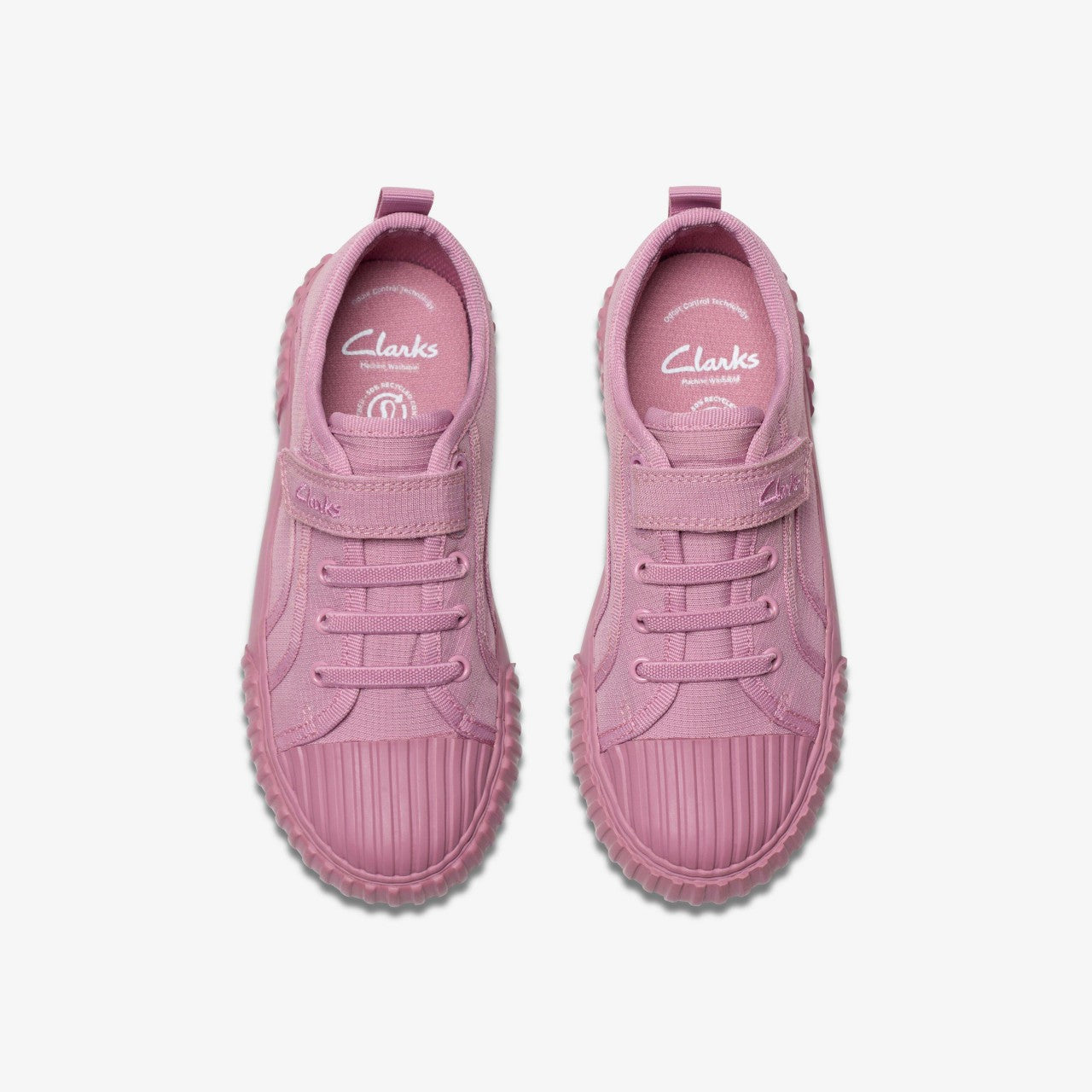 Foxing Stitch Kid Pink Fabric | Clarks Sale