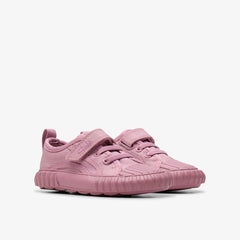 Foxing Stitch Toddler Pink Fabric | Clarks For Sale