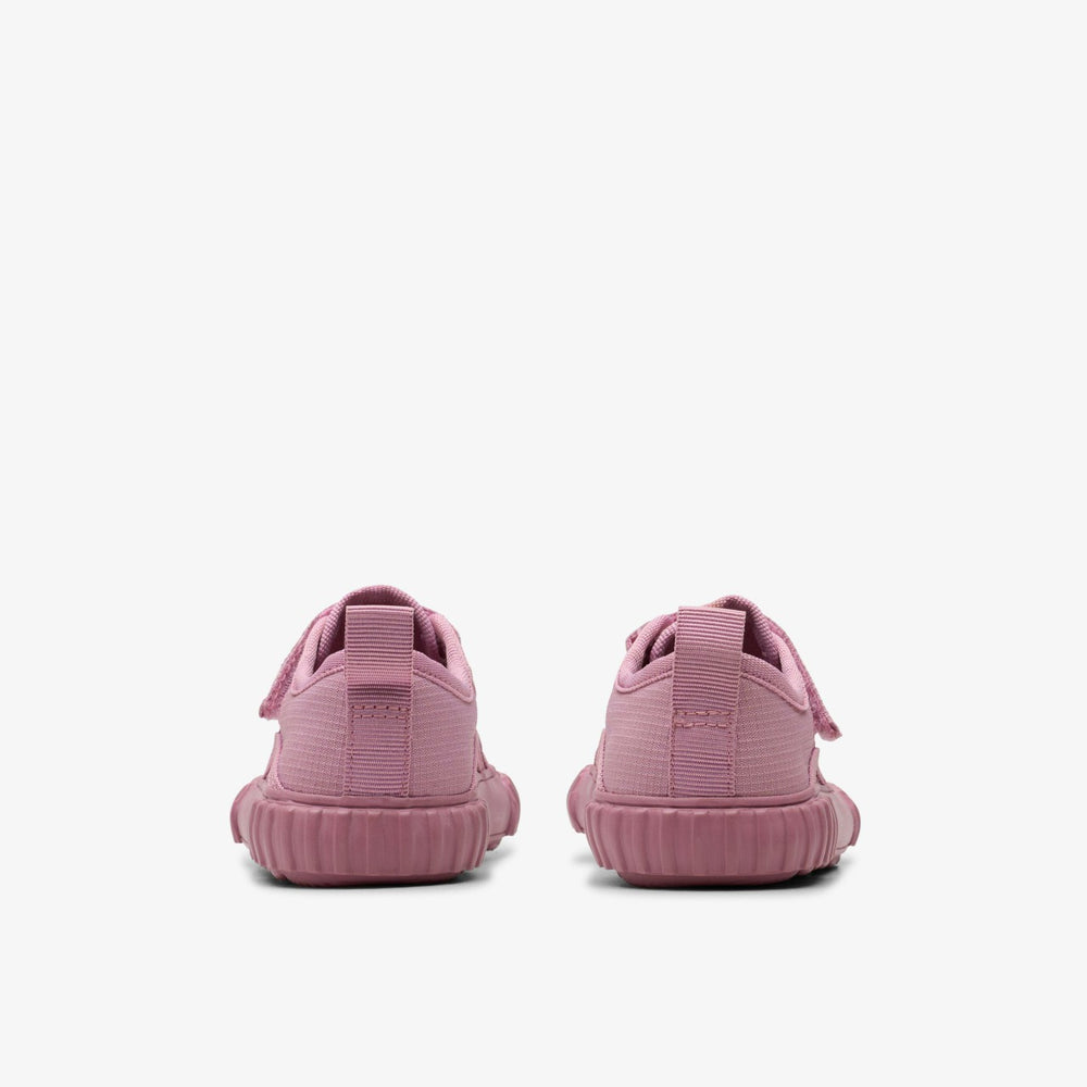 Foxing Stitch Toddler Pink Fabric | Clarks For Sale