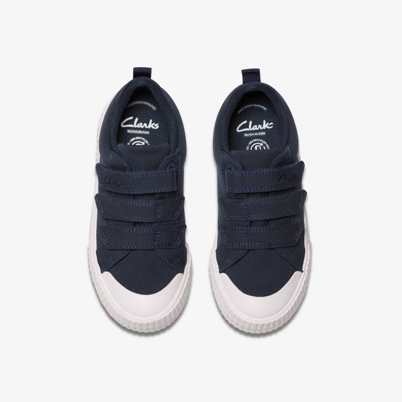 Foxing Vibe Kid Navy Canvas | Clarks