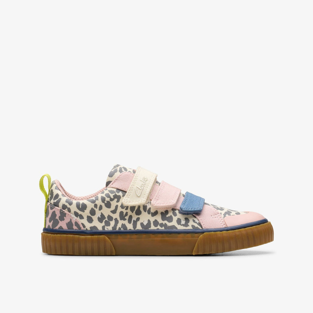 Foxing Vibe Kid Ecru Canvas | Clarks Discount