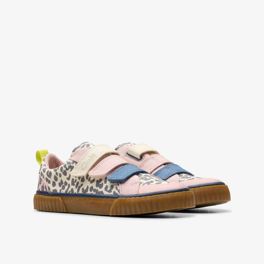 Foxing Vibe Kid Ecru Canvas | Clarks Discount