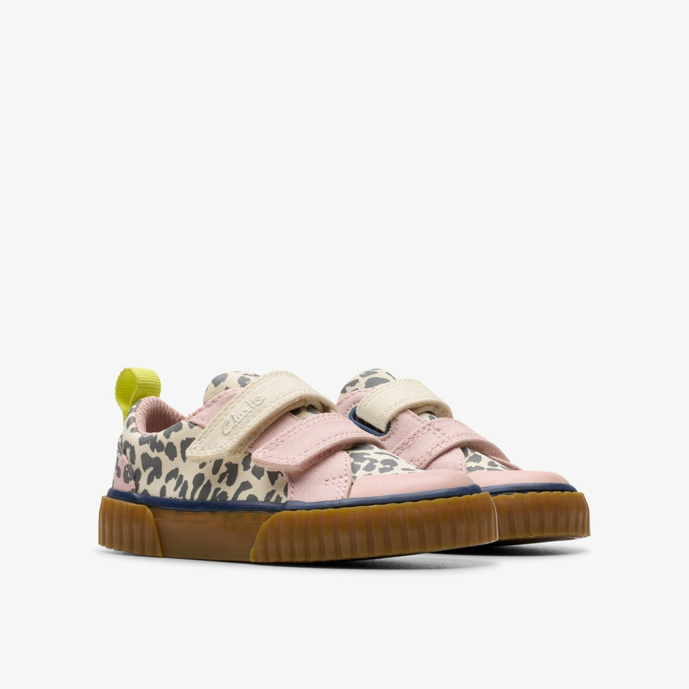 Foxing Vibe Toddler Ecru Canvas | Clarks Onsale